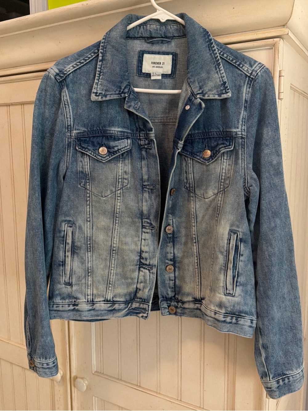 Forever 21 Faded Blue Denim Jacket